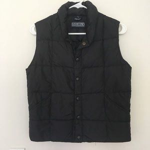 Land's End Black Puffer Vest